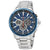 Seiko Solar Chronograph Blue Dial Mens Watch SSC495