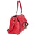 Chloe Faye Medium Suede Calfskin Shoulder Bag- Dahlia Red