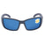 Costa Del Mar Blackfin Blue Mirror Polarized Plastic Rectangular Sunglasses BL 14 OBMP