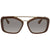 Prada Opal Brown Square Ladies Sunglasses PR-24RS-UED3H2-56