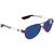 Costa Del Mar Loreto Blue Mirror 580P Aviator Sunglasses LR 74 OBMP