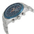 Seiko Chronograph Blue Dial Stainless Steel Mens Watch SSB091