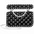 Valentino Rockstud Spike Small Shoulder Bag- Black