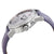 Ulysse Nardin Classic Dual Time Purple Diamond Dial Automatic Ladies Watch 3343-222B/30-07