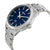 Seiko Solar Blue Dial Stainless Steel Mens Watch SNE361