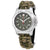 Victorinox I.N.O.X Olive Dial Swiss Quartz Mens Watch 241727