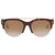 Tom Ford Adrenne Brown Round Ladies Sunglasses FT0517 52G