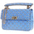 Valentino Medium Rockstud Spike Shoulder Bag- Angel Blue