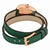 Bvlgari Serpenti Green Dial Double-Twirl Leather Ladies Watch 102726