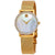 Movado Museum Classic Mother of Pearl Dial Ladies Gold-tone Diamond Watch 0607307