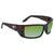 Costa Del Mar Permit Green Mirror Polarized Plastic Rectangular Sunglasses PT 10 OGMP