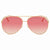 Fendi Run Away Burgundy Gradient Aviator Ladies Sunglasses FF 0286/S 000/3X 63