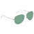 Gucci Green Mirror Aviator Unisex Sunglasses GG0500S003
