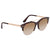 Tom Ford Adrenne Brown Round Ladies Sunglasses FT0517 52G