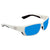 Costa Del Mar Tuna Alley Large Fit Blue Mirror Glass Rectangular Sunglasses TA 25 OBMGLP