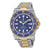 Rolex Submariner Blue Dial Stainless Steel and 18K Yellow Gold Bracelet Automatic Mens Watch 116613BLSO