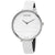 Calvin Klein Rise White Dial White Leather Ladies Watch K7A231L6