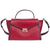 Michael Kors Whitney Large Leather Satchel-Red