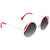Fendi Waves Grey Gradient Round Ladies Sunglasses FF 0248/S VK6/9O -53