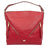 Michael Kors Evie Large Pebbled Leather Shoulder Bag- Maroon