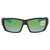 Costa Del Mar Tuna Alley Green Mirror Polarized Plastic Rectangular Sunglasses TA 11 OGMP