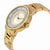 Armani Exchange Crystal Dial Gold-tone Ladies Watch AX4321