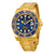Rolex Submariner Blue Dial 18K Yellow Gold Oyster Bracelet Automatic Mens Watch 116618BLSO