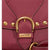 Marc Jacobs Studded Navigator Shoulder Bag- Cabernet Red