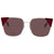 Fendi Lei Brown Square Ladies Sunglasses FF 0191/S 6LB -55