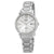 Seiko Solar Silver Dial Stainless Steel Ladies Watch SUT323