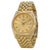 Seiko Day and Date Dress Gold Dial Mens Watch SGF206