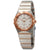 Omega Constellation White Silvery Dial Ladies Steel and 18kt Sedna Gold Watch 131.20.25.60.52.001