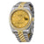 Rolex Datejust 36 Champagne Dial Stainless Steel and 18K Yellow Gold Jubilee Bracelet Automatic Mens Watch 116203CSJ