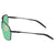 Costa Del Mar Pilothouse Green Mirror Polarized Plastic Aviator Sunglasses PLH 11 OGMP