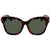 Gucci Green Square Ladies Sunglasses GG0029SA 009 52