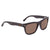 Ermenegildo Zegna Brown Rectangular Mens Sunglasses ZC001705J54