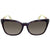 Fendi Pequin Grey Havana Asia Fit Cat Eye Sunglasses