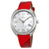 Fendi Momento White Dial Red Leather Ladies Watch F217034573D1