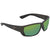 Costa Del Mar Tuna Alley Green Mirror Polarized Plastic Rectangular Sunglasses TA 188 OGMP