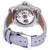 Ulysse Nardin Classic Dual Time Purple Diamond Dial Automatic Ladies Watch 3343-222B/30-07