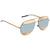 Dior Gold, Silver Mirror Aviator Unisex Sunglasses DIORSPLIT1 000/DC 59