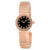 Bvlgari Bvlgari Black Lacquered Dial 18K Rose Gold Diamond Small Ladies Watch 102225