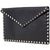 Valentino Leather Clutch- Black