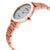 Anne Klein Mother of Pearl Dial Ladies Rose Gold-tone Watch AK/3278GMRG