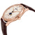 Jaeger LeCoultre Master Ultra Thin Moonphase Ivory Dial Brown Leather Mens Watch Q1362520