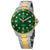 Swiss Military Invincible Green Dial Automatic Mens Two Tone Watch 3013