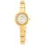 Seiko Core Solar Diamond Gold Dial Ladies Watch SUP366