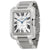 Cartier Tank Anglaise Silver Dial Stainless Steel Mens Watch W5310008