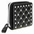 Valentino Free Rockstud Spike Quilted Leather Wallet- Black