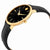 Movado Ultra Slim Black Dial Ladies Watch 0607182